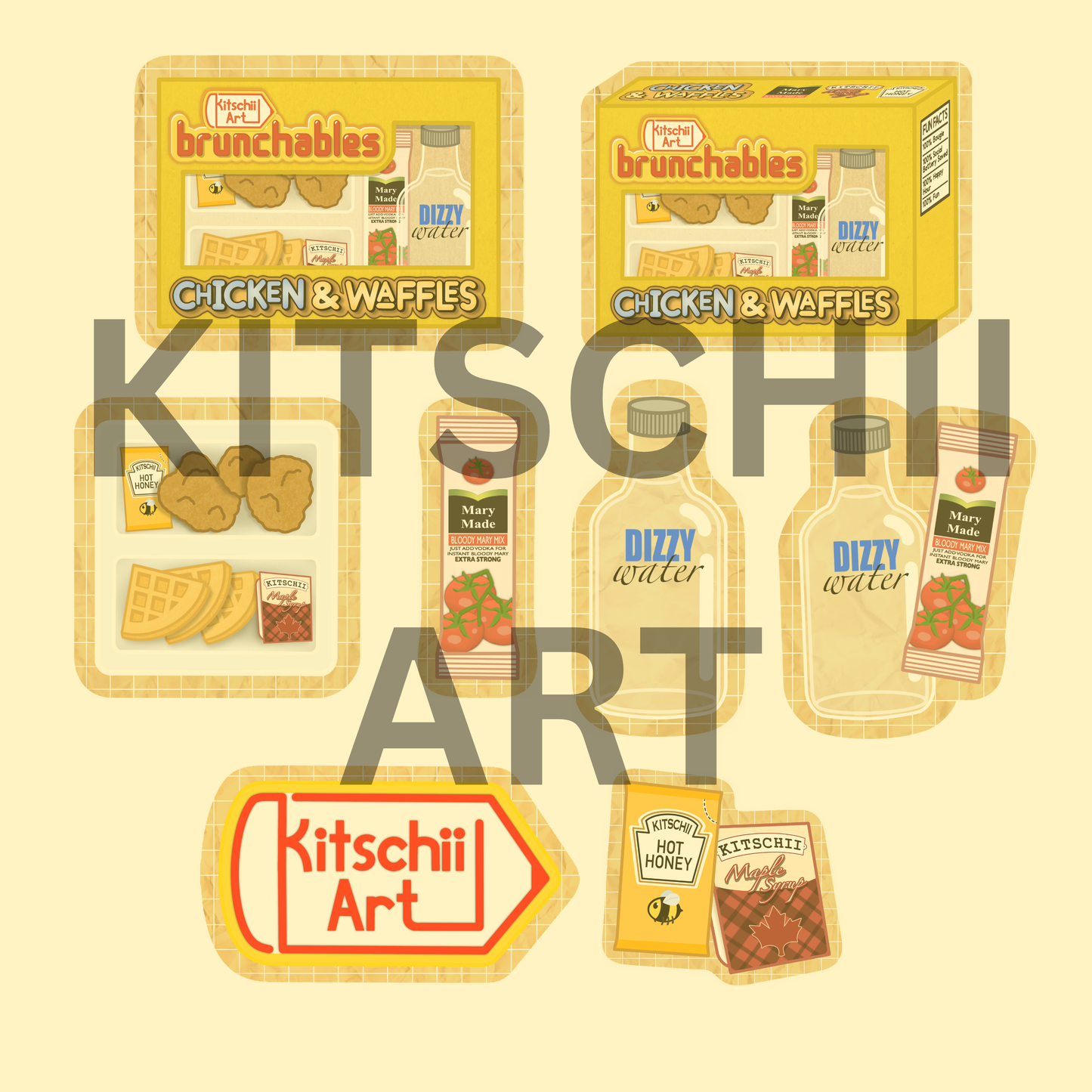 Brunchables Sticker Pack