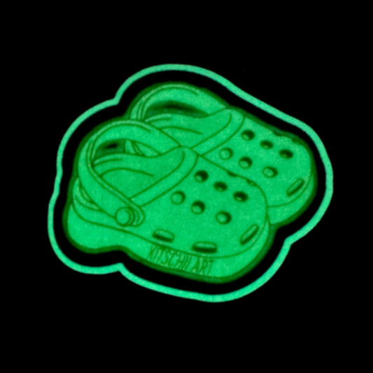 Glow in the Dark Kitschii Crocs Sticker