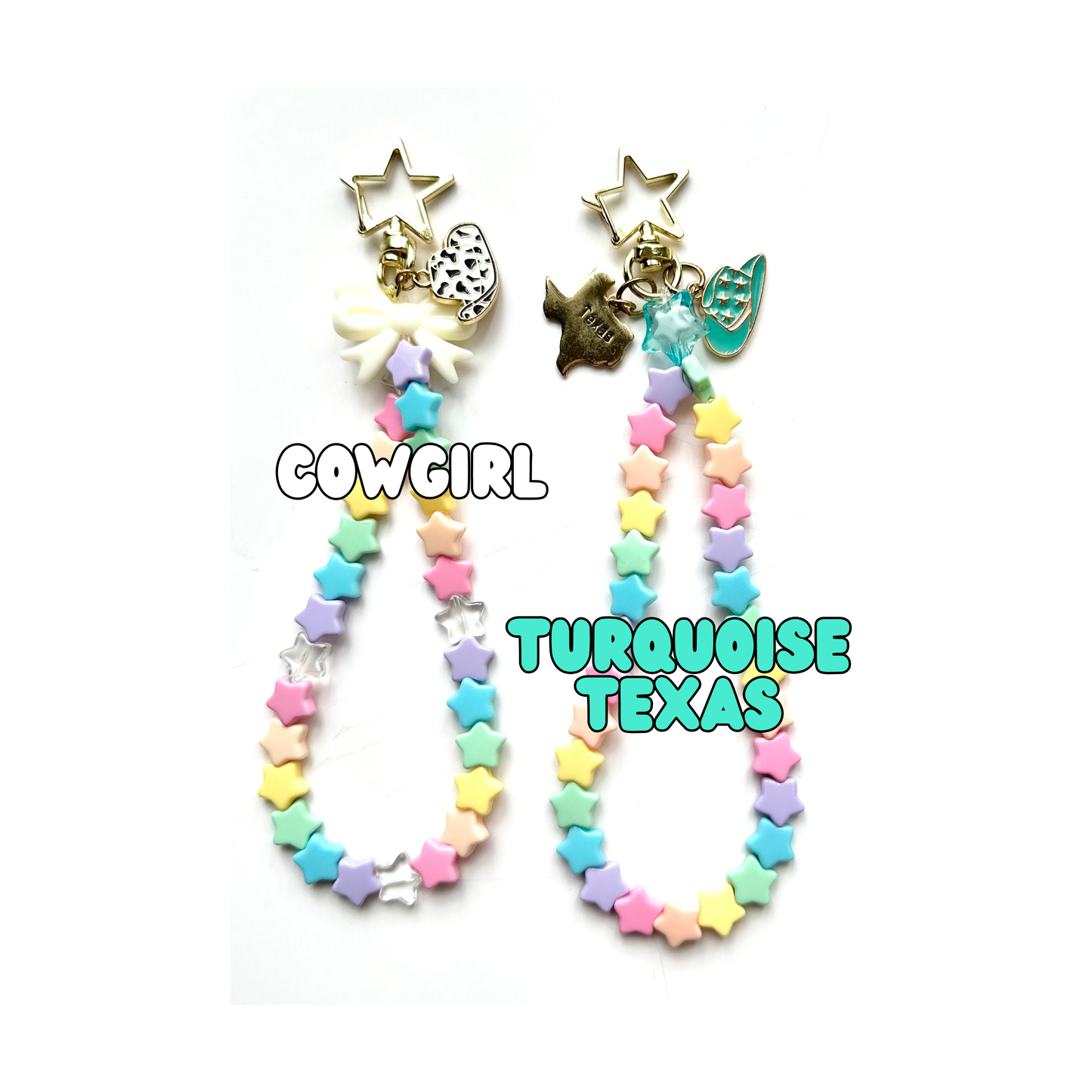 Pastel Star Kandi Lanyard