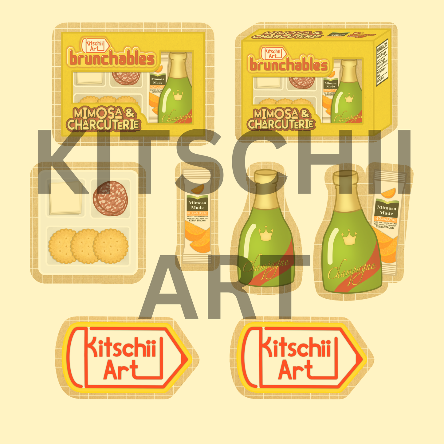 Brunchables Sticker Pack