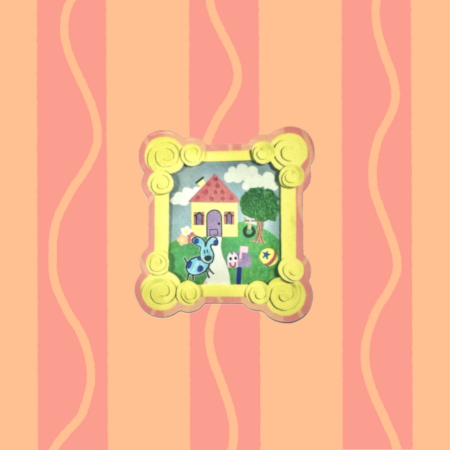 Clue TV Show Frame Sticker
