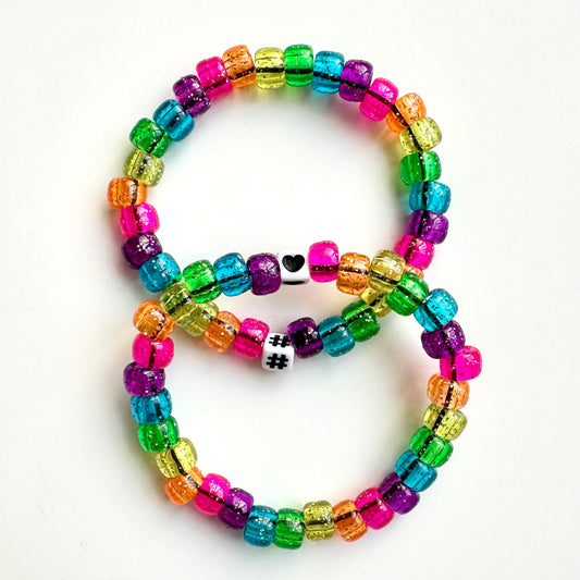 90s Stationery Kandi Bracelet