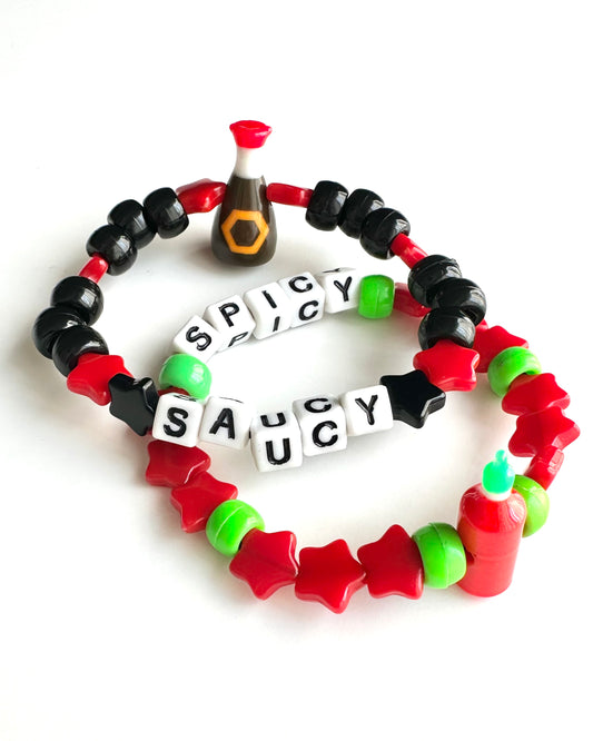 Asian Condiment Kandi Bracelet