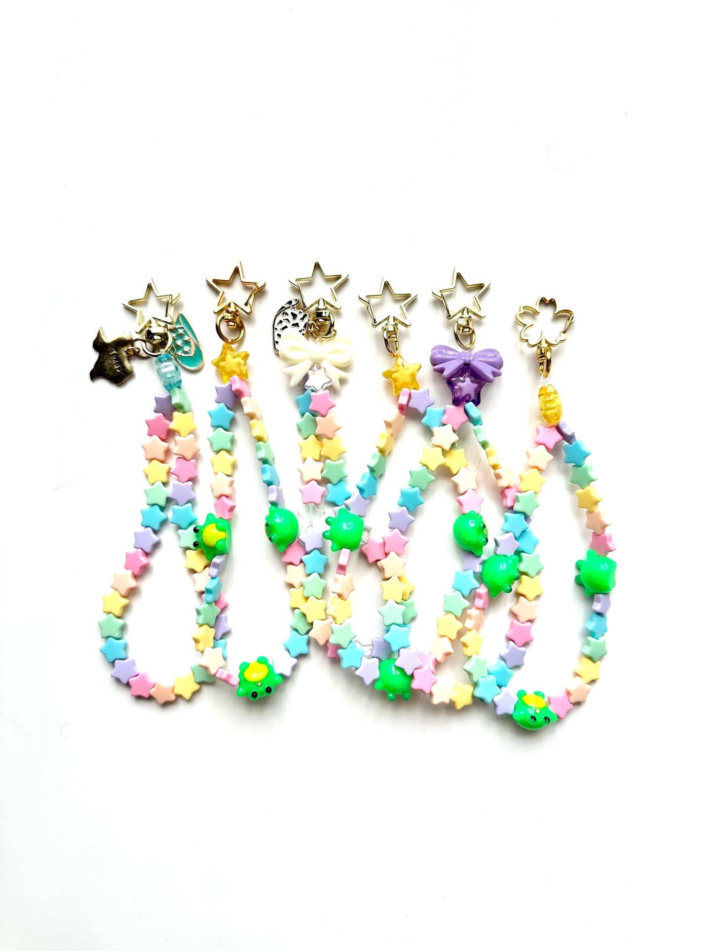 Pastel Star Kandi Lanyard